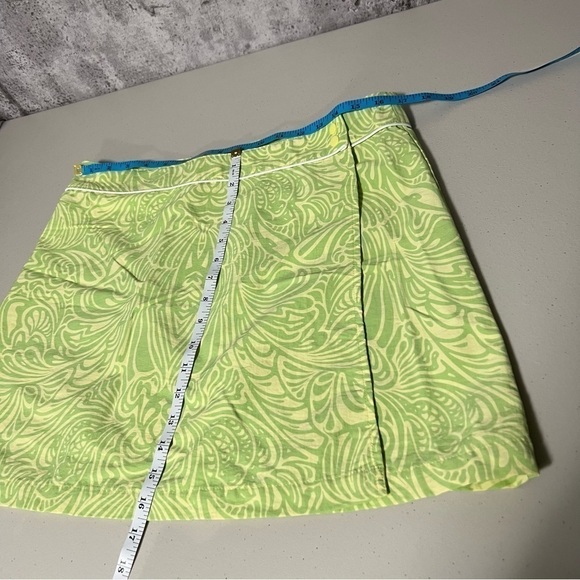 Patagonia Button Out Boardie Wrap Skirt Yellow / Green - Picture 5 of 5